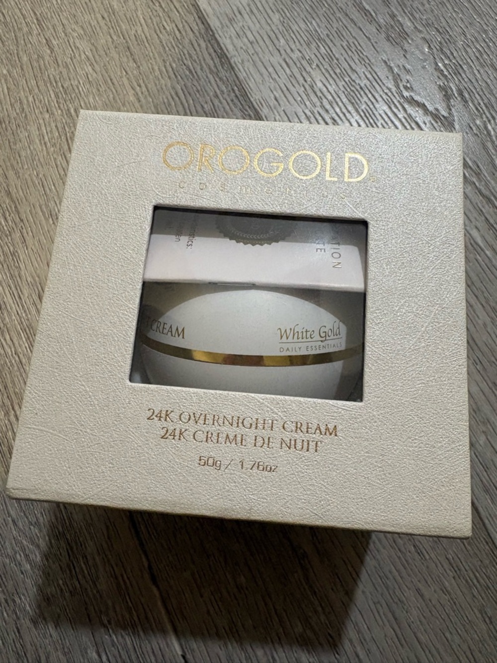 Orogold White Gold 24K Overnight Cream – Cream